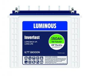 Luminous ILTT 18000N 150AH Tall Tubular Battery