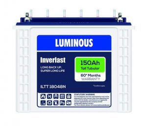 Luminous ILTT 18048 150AH Tall Tubular Battery