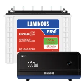Luminous Zelio 1100+150AH Battery Combo