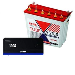 Luminous Zelio 1100 Exide 150AH Tall Tubular Combo
