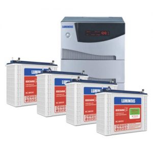 Luminous 3.5KVA Inverter with 150AH 4 Batteries