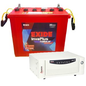 Microtek Inverter with Exide Battery Combo 1100VA+150AH