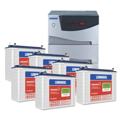 Luminous 5.2KVA Inverter with 150AH 6 Batteries - Olive Power