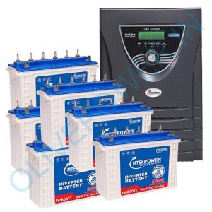 Microtek JUMBO JM SW 6000 Inverter with 6 Battery Combo