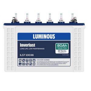 Luminous ILST10036 80AH Tubular Battery