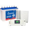 Microtek Tall Trolly Microtek 1135VA LCD Display with 150AH Combo with Trolly