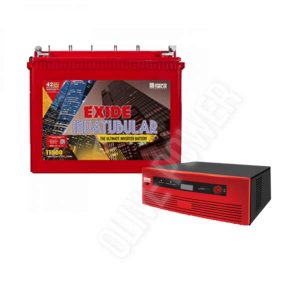 Exide 1050VA Inverter With Exide 150AH IT500 Combo