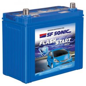 SF Sonic Flash Start 45Ah FS1800-55LS Car Battery