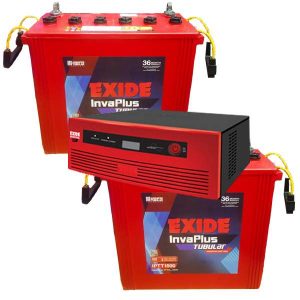 Exide 1450VA Inverter With Exide 150AH IPTT 1500 Double Combo