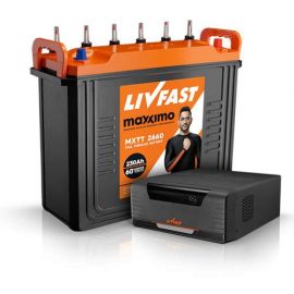 Livfast Inverter Battery Combo 1050+150AH