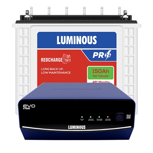 Luminous 1550+150AH Battery Combo