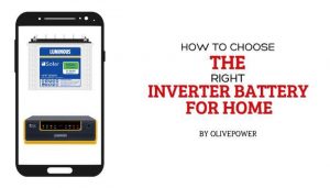 how to choose the right inverter battery for home