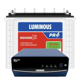 Luminous Inverter 1050+150AH Battery Combo (4 Year)