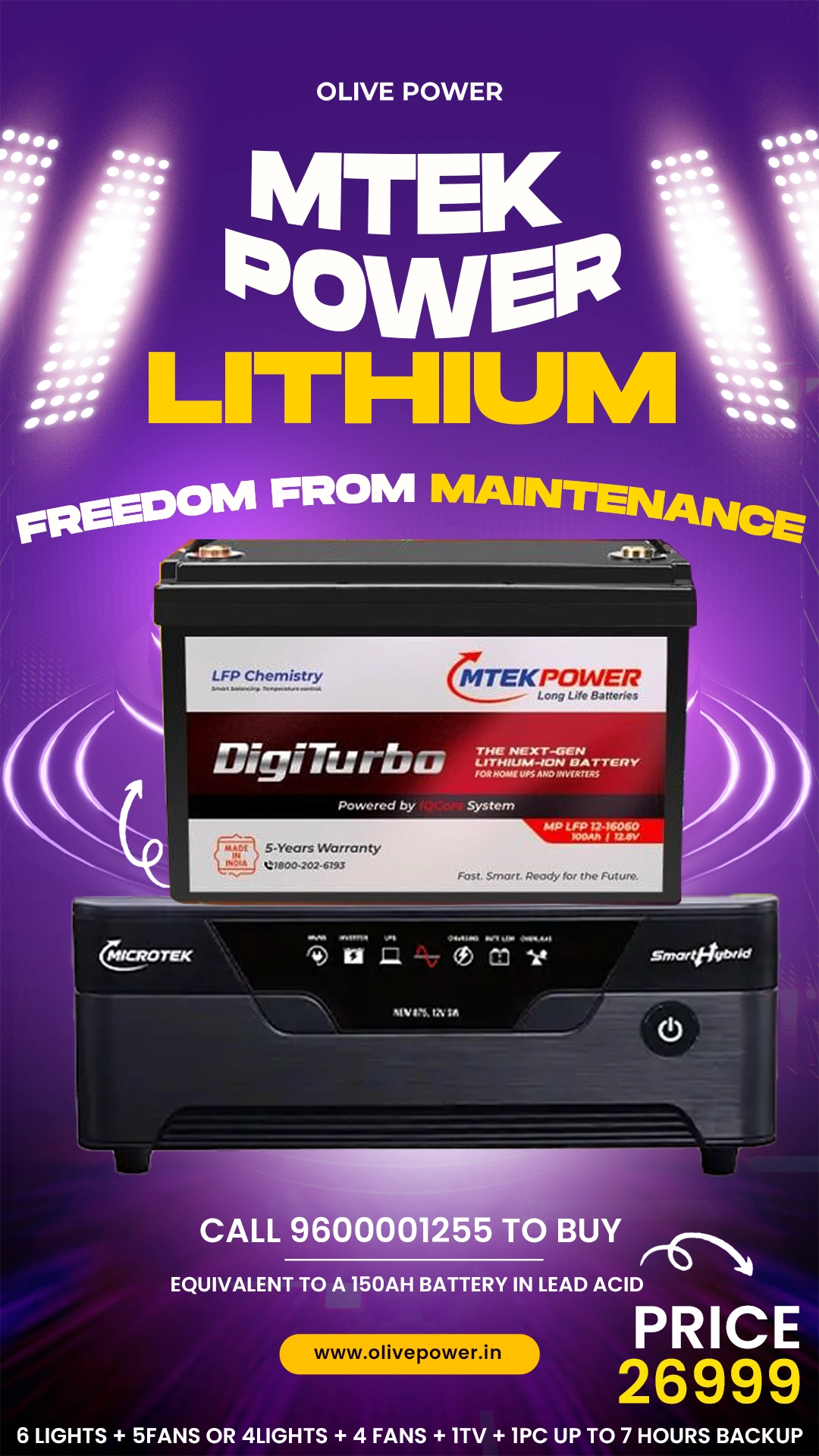 mtekpower digiturbo lithium