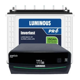 Luminous Zelio S1150+150AH Battery Combo 5 Year Warranty